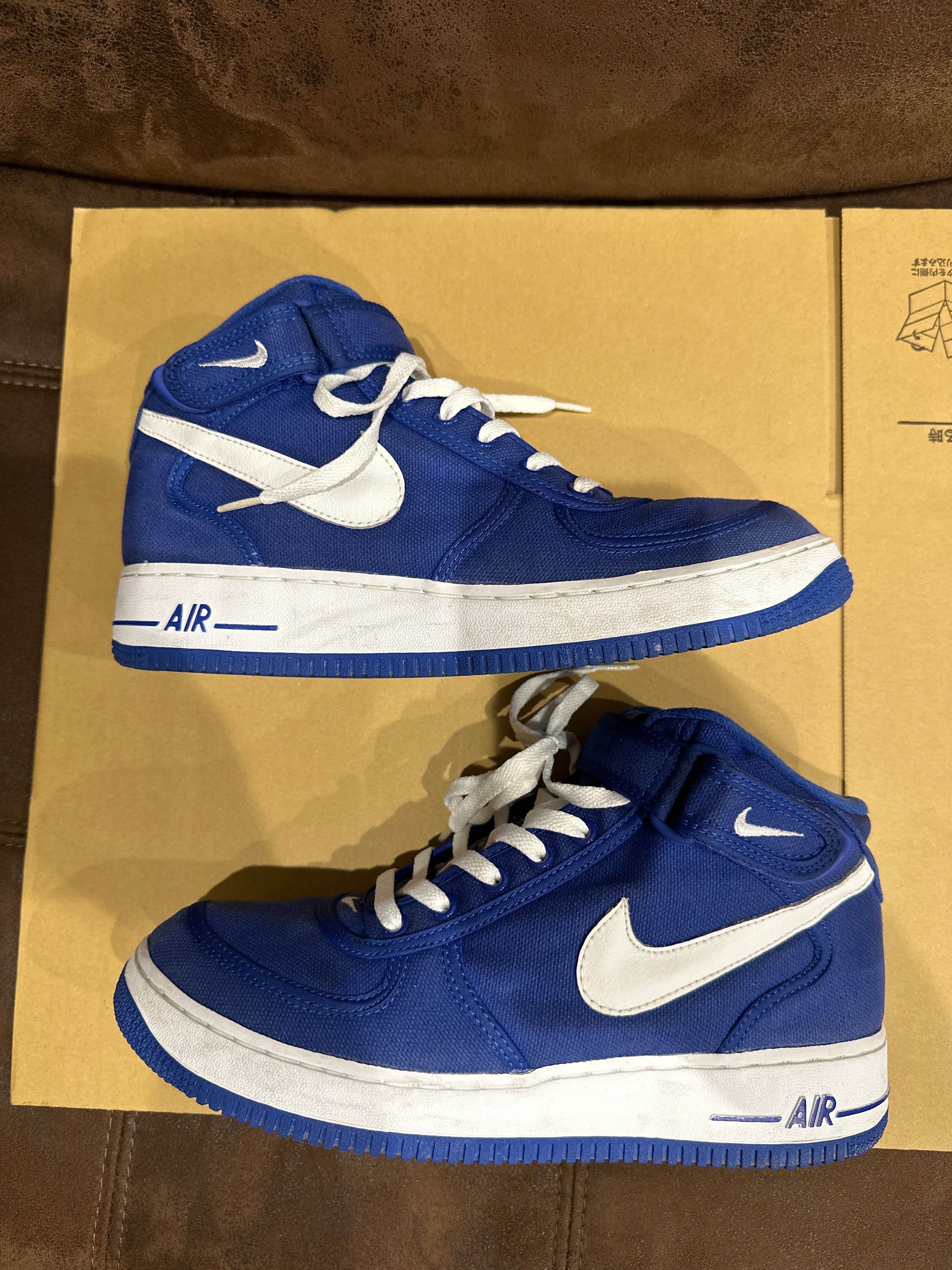 Nike Air Force 1 Mid Canvas "Sport Royal"