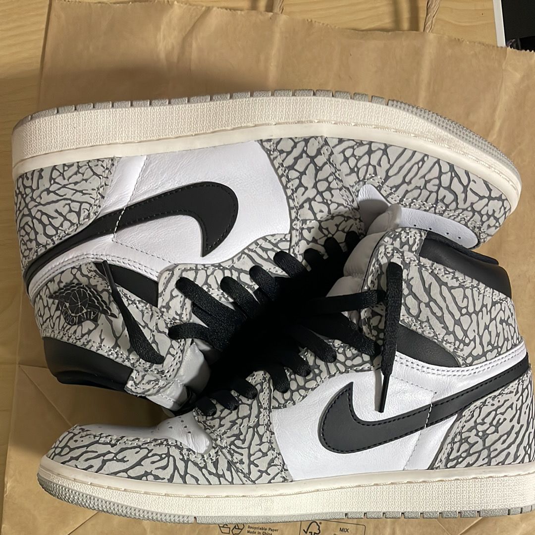 Nike Air Jordan 1 High OG "White Cement/Safari"