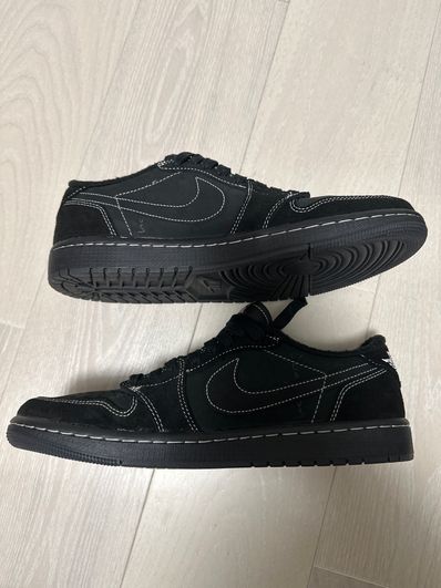 Travis Scott × Nike Air Jordan 1 Low OG SP "Black Phantom"