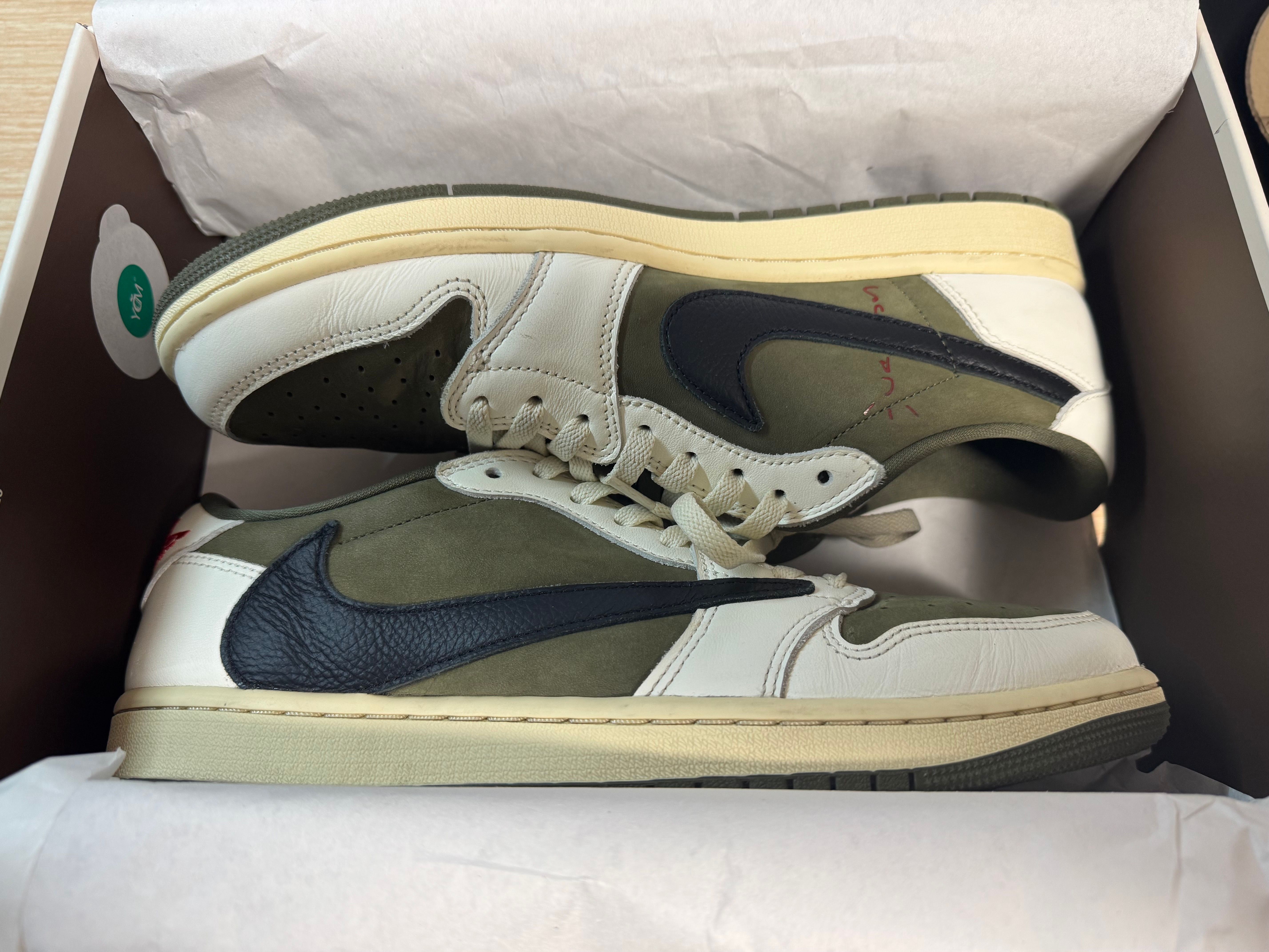 Travis Scott × Nike Air Jordan 1 Low OG SP "Reverse Olive"
