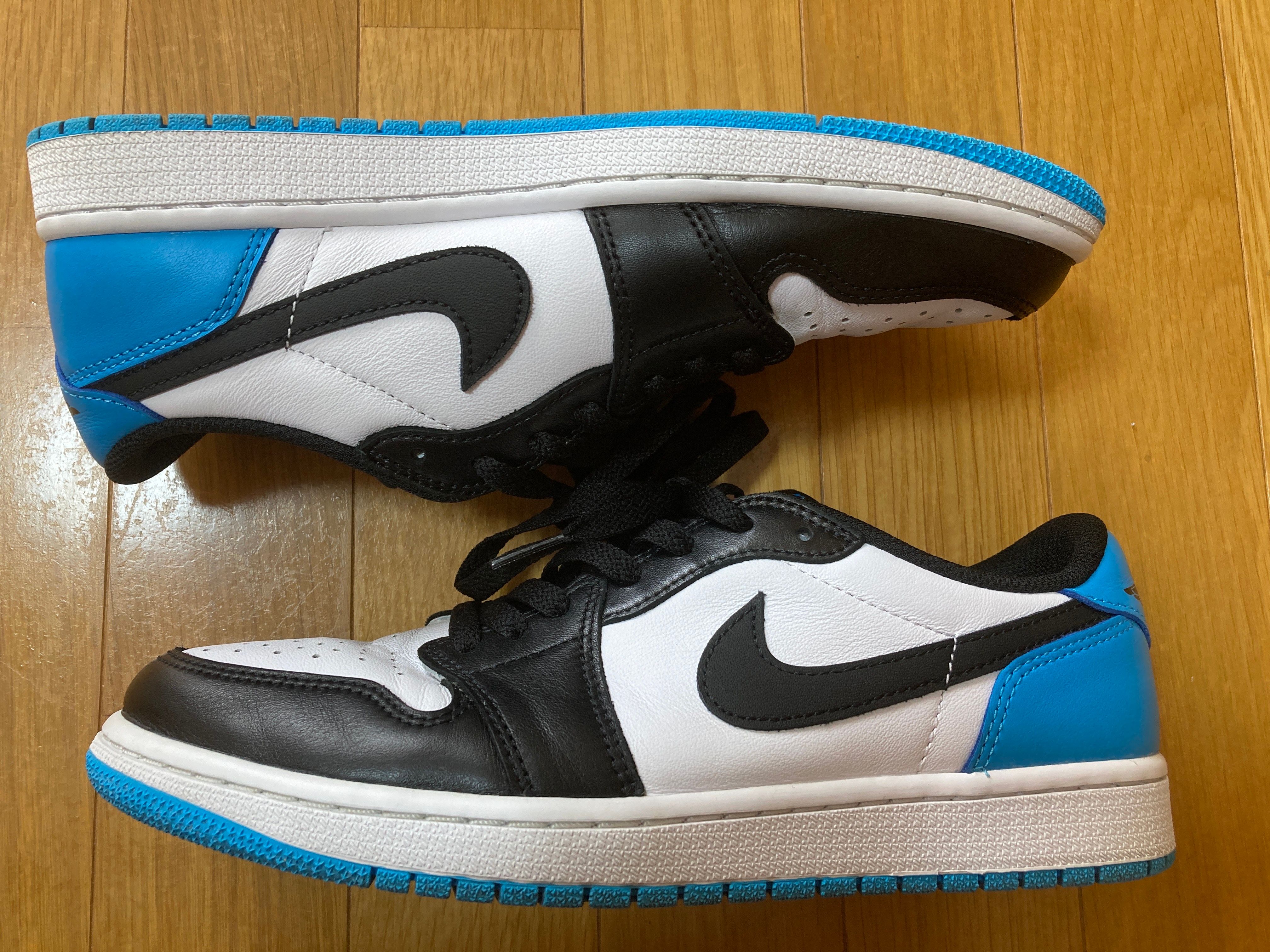 Nike Air Jordan 1 Low OG "Black and Dark Powder Blue/UNC"