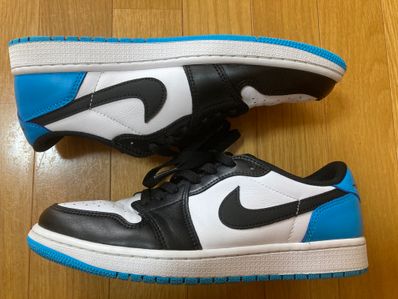 Nike Air Jordan 1 Low OG "Black and Dark Powder Blue/UNC"
