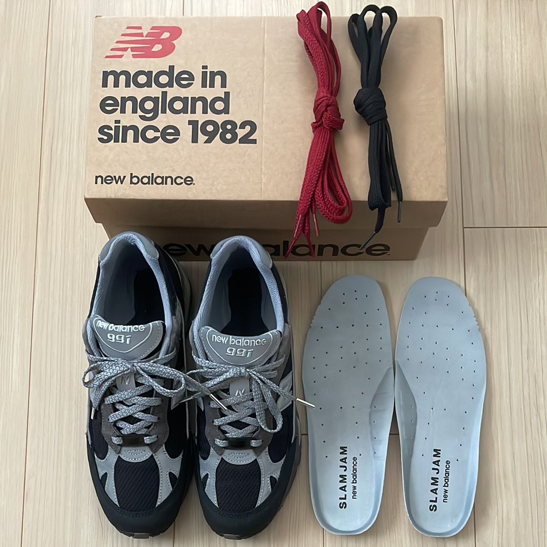 SLAM JAM × NEW BALANCE M991 "BLACK/RED"