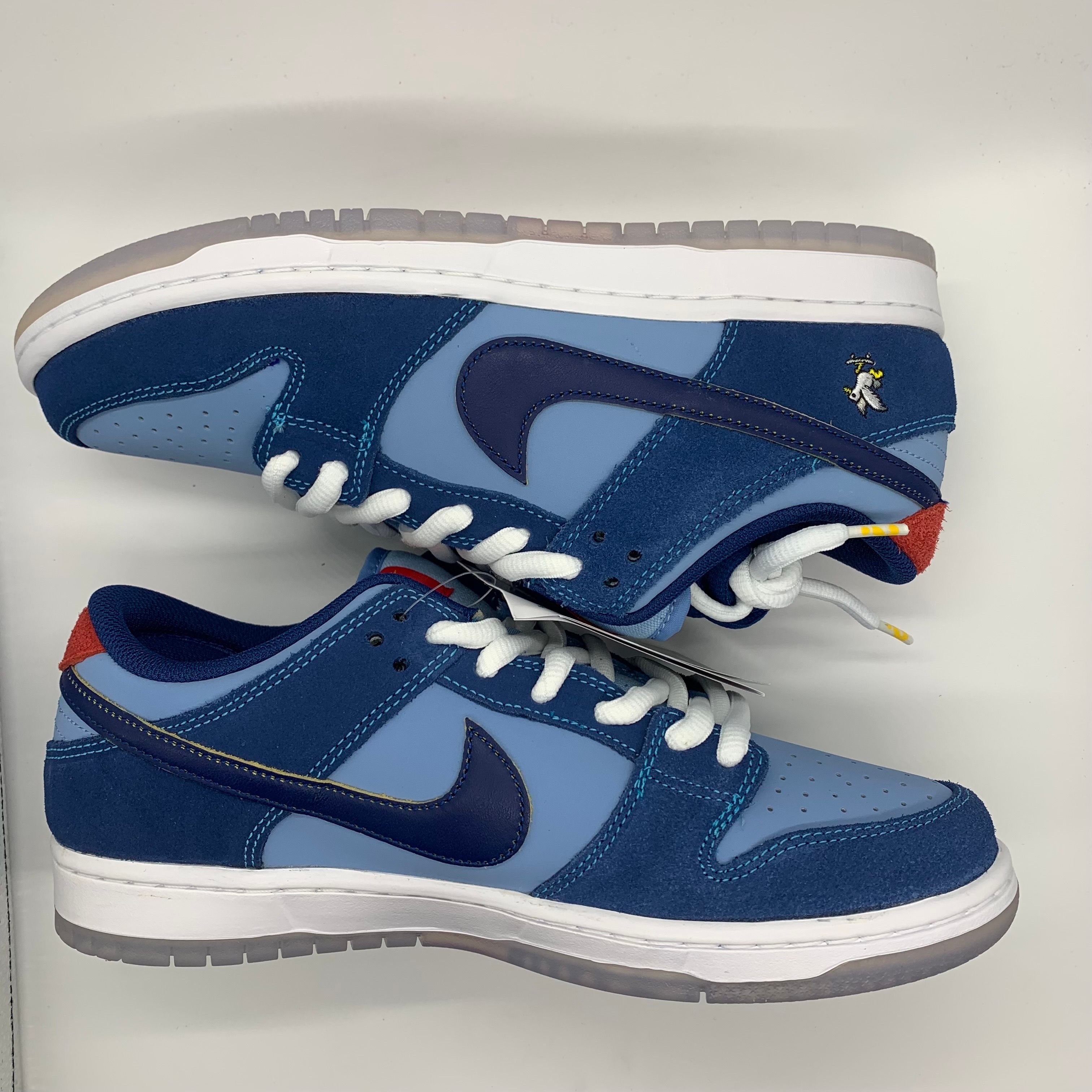 Why So Sad? × Nike SB Dunk Low "Coastal Blue/Speed Yellow-University Red"