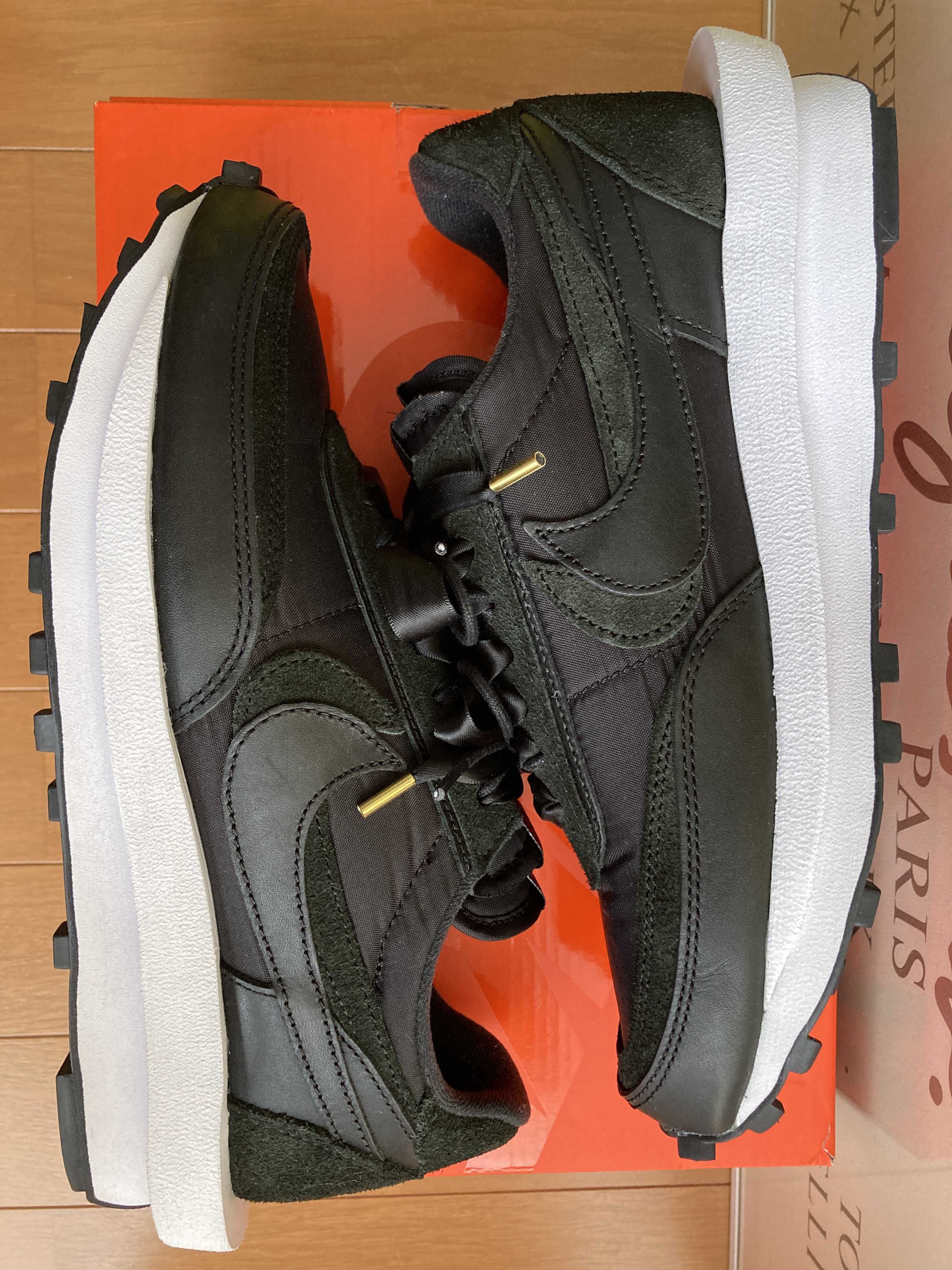 sacai × Nike LDV Waffle "Triple Black"