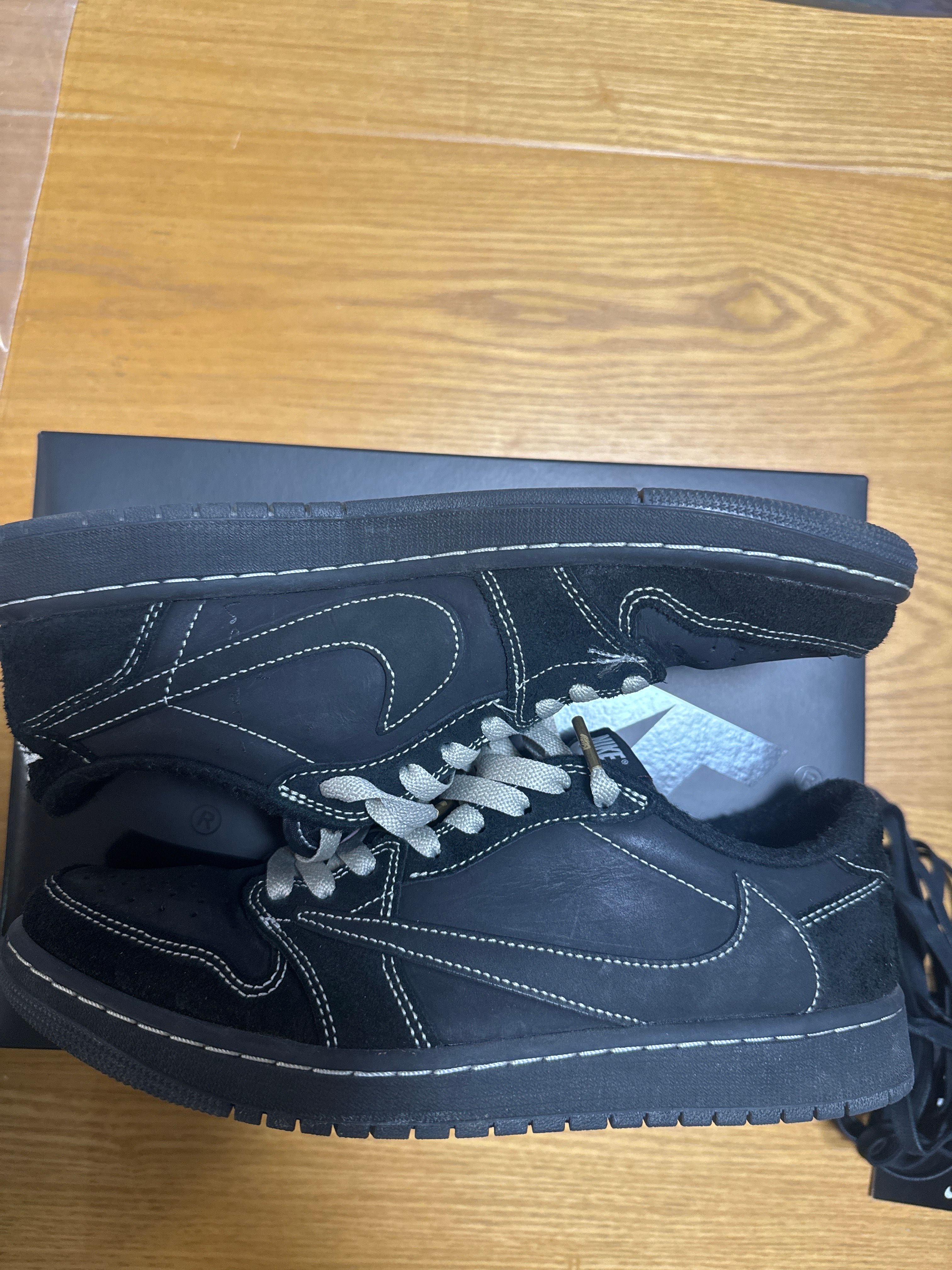 Travis Scott × Nike Air Jordan 1 Low OG SP "Black Phantom"
