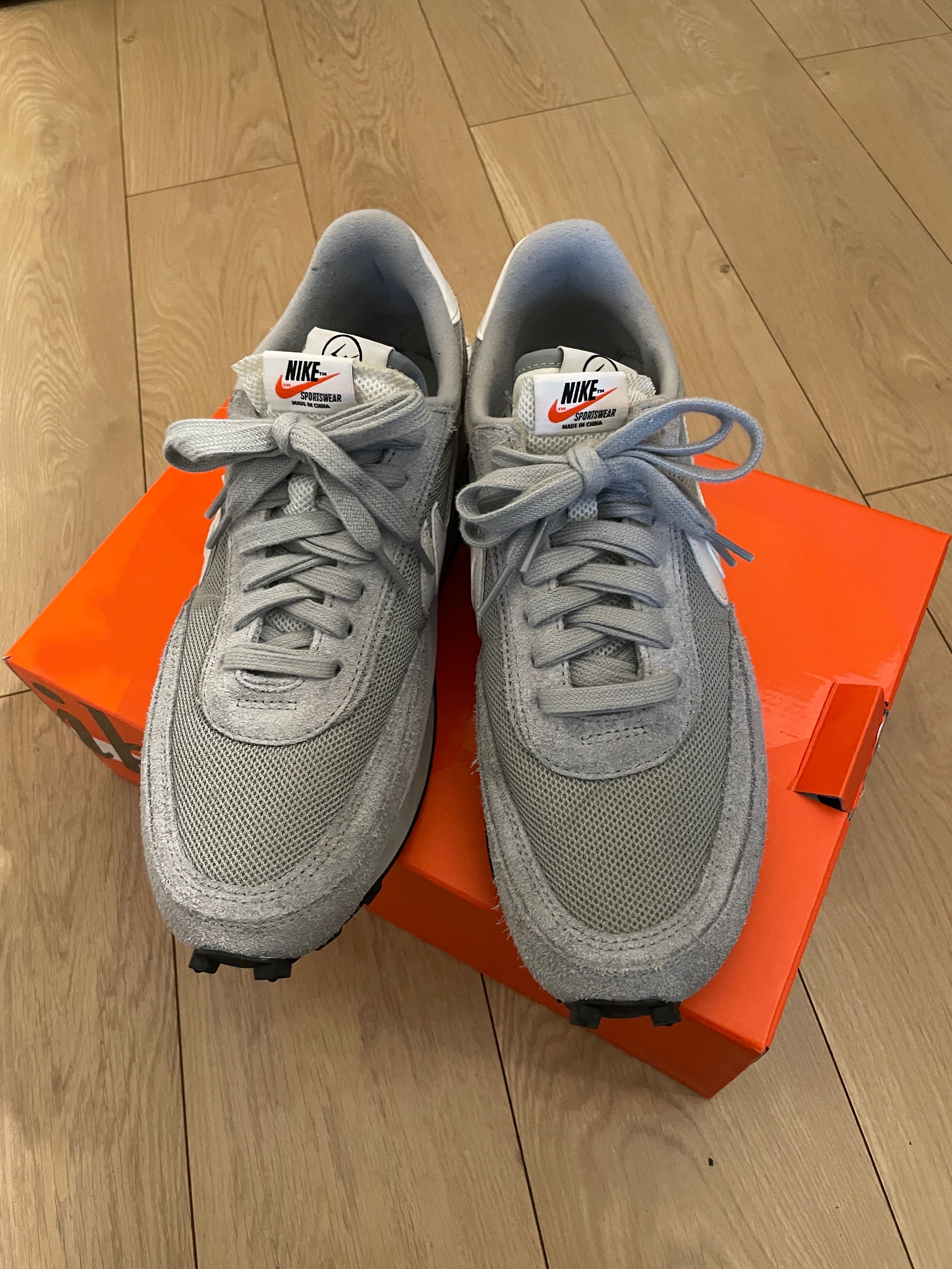 Fragment × sacai × Nike LD Waffle "Light Smoke Grey"