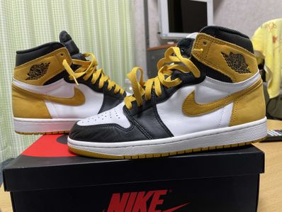 Nike Air Jordan 1 Retro High OG "Black Toe/Yellow Ochre"
