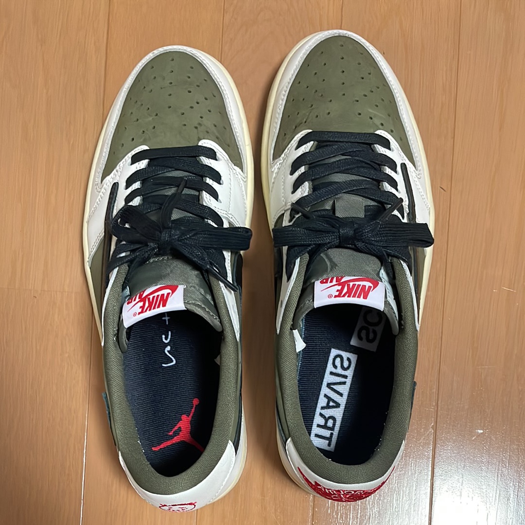 Travis Scott × Nike Air Jordan 1 Low OG SP "Reverse Olive"