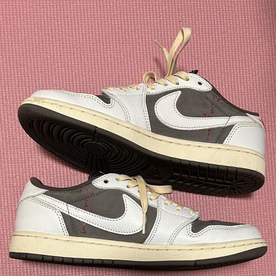 Travis Scott × Nike Air Jordan 1 Low OG SP "Reverse Mocha/Sail and Ridgerock"