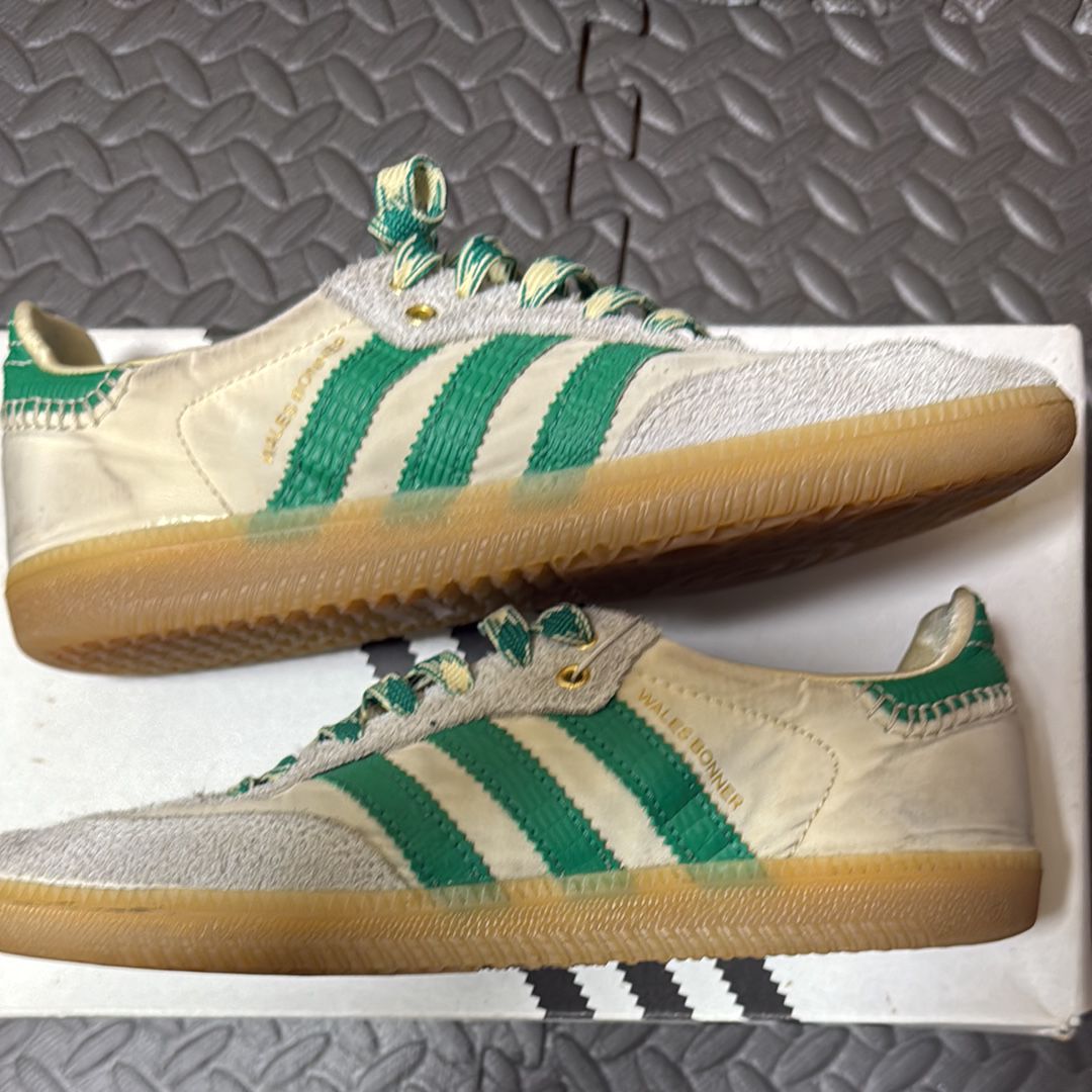 Wales Bonner × adidas Samba "Sail/Green"
