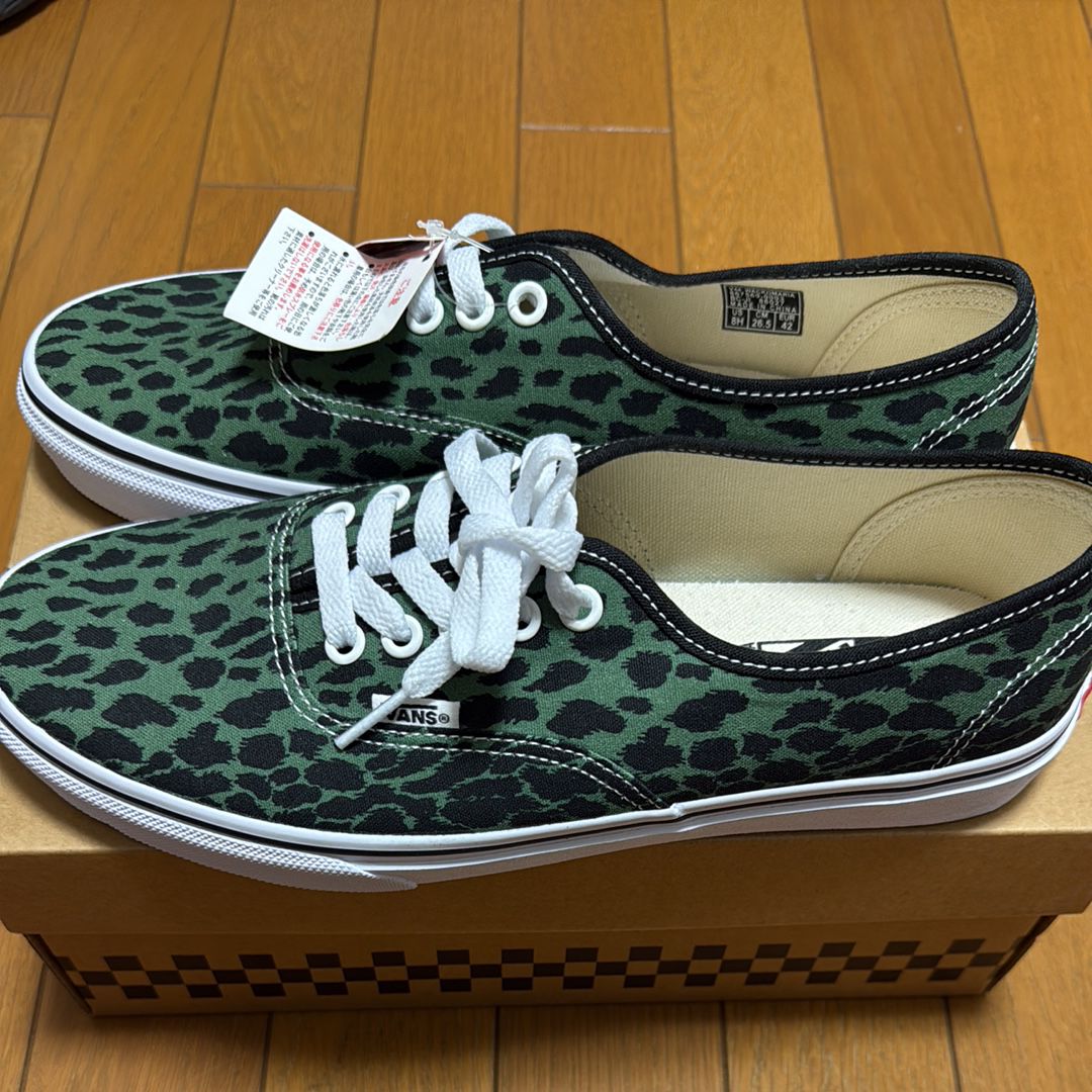 WACKO MARIA ワコマリア　V44 バンズ　オーセンティックGREEN 中古・古着通販】VANS (バンズ) WACKO MARIA (ワコマリア