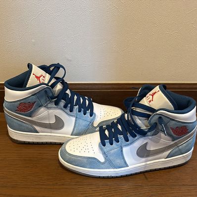 Nike Air Jordan 1 Mid SE "White/Hyper Royal/Red"