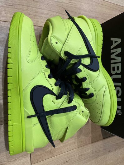 AMBUSH × NIKE DUNK HIGH "FLASH LIME"