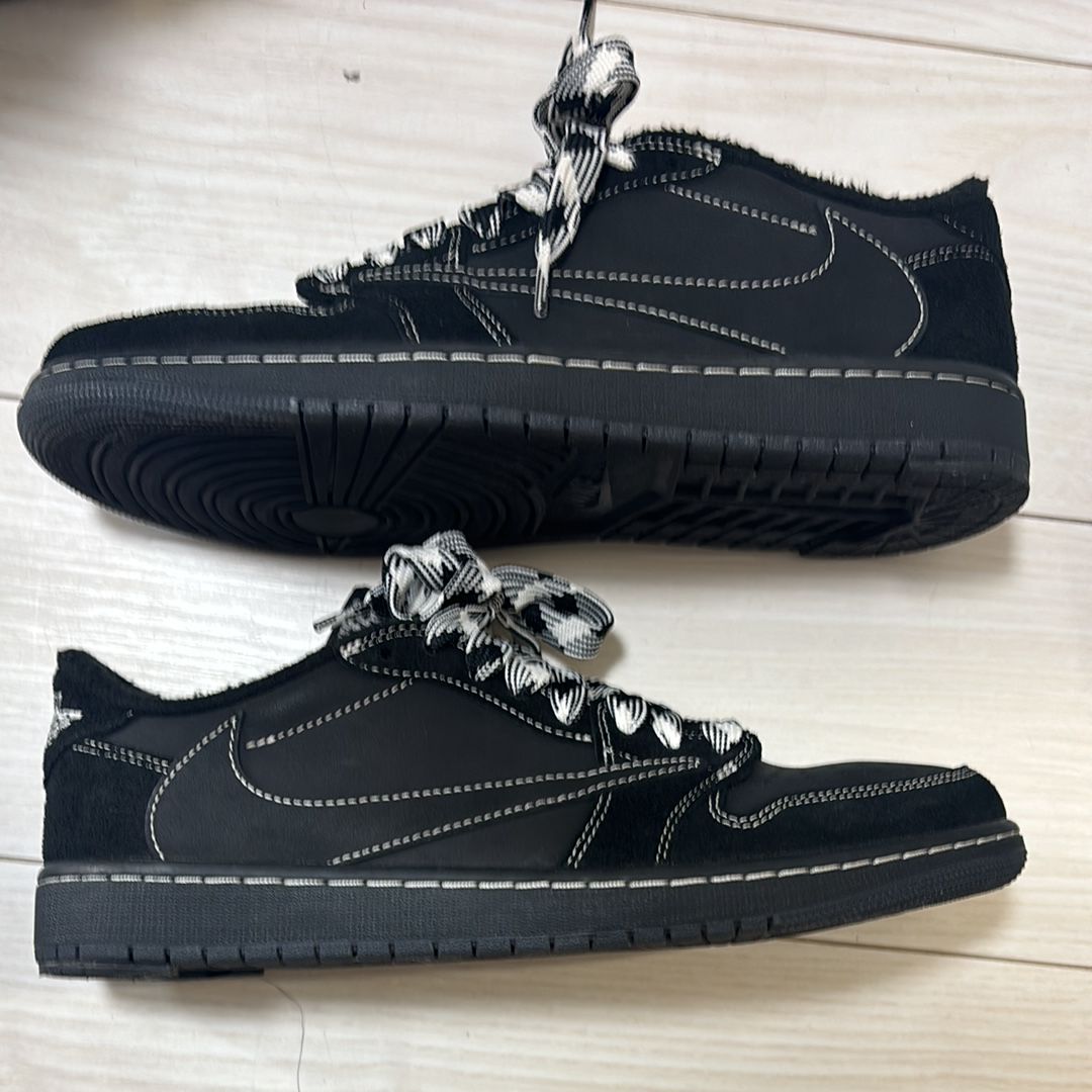 Travis Scott × Nike Air Jordan 1 Low OG SP "Black Phantom"