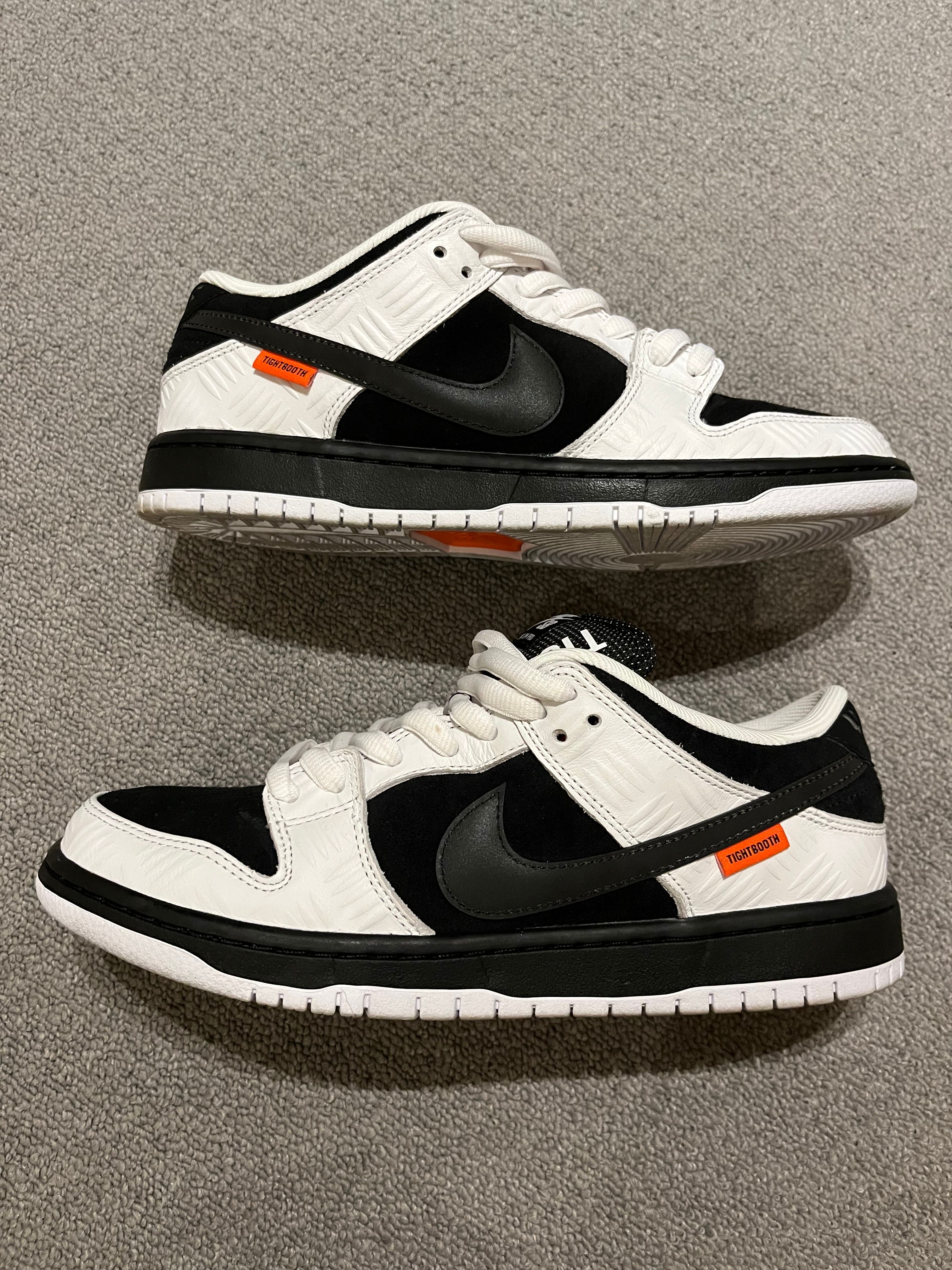TIGHTBOOTH × Nike SB Dunk Low Pro QS "Black and White"