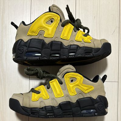 AMBUSH × Nike Air More Uptempo Low "Vivid Sulfur and Limestone"