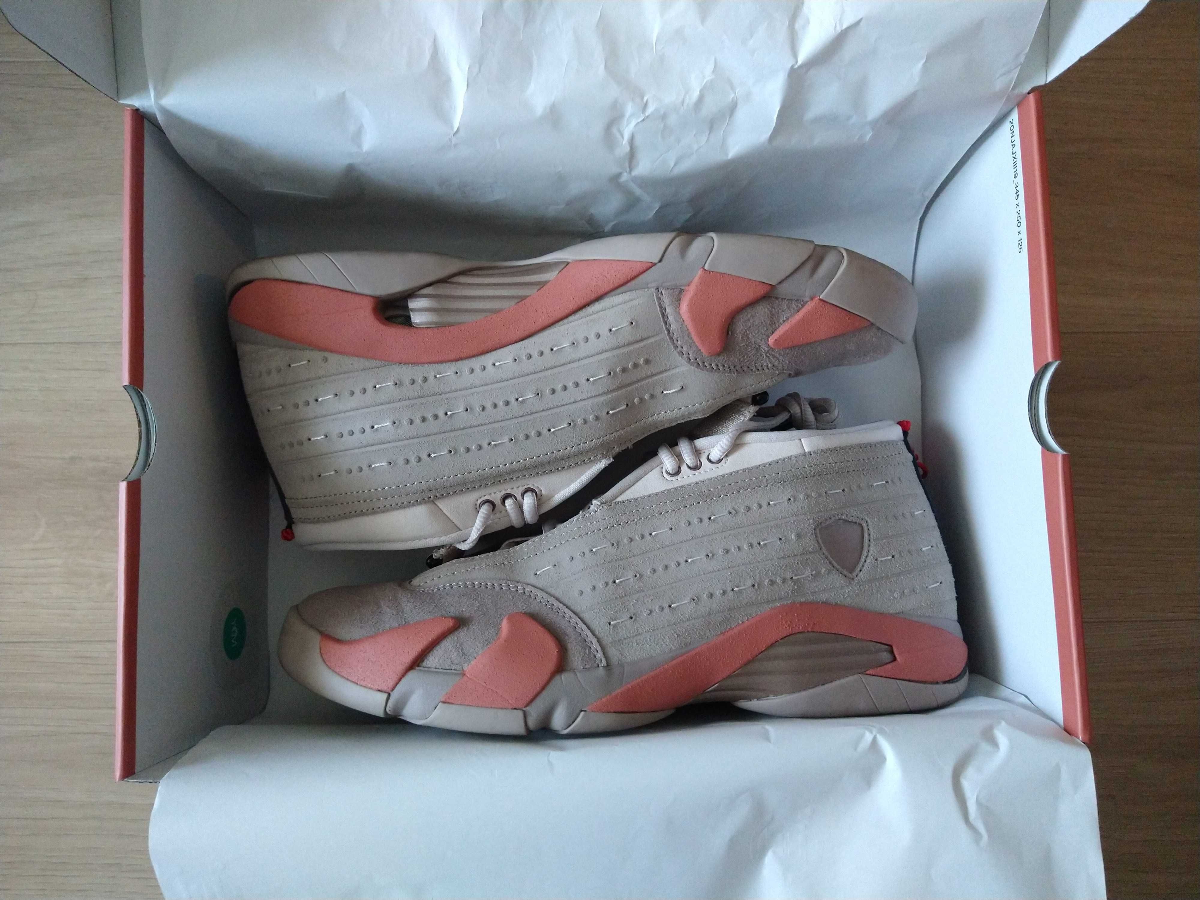 Clot × Nike Air Jordan 14 Low "Brown"