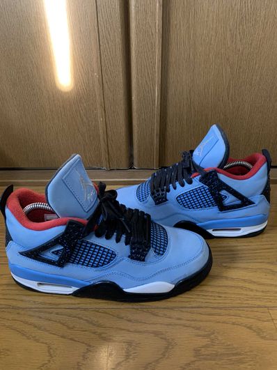 Travis Scott × Nike Air Jordan 4 Retro Cactus Jack "University Blue"
