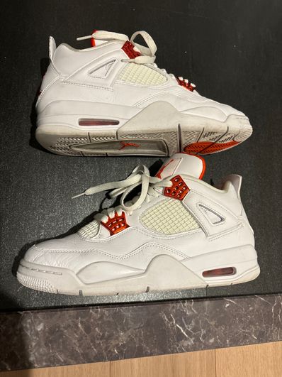 Nike Air Jordan 4 Retro "White/Team Orange"