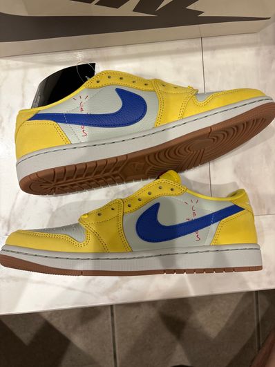 Travis Scott × Nike Women's Air Jordan 1 Retro Low OG "Canary"