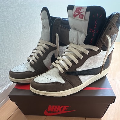 Travis Scott × Nike Air Jordan 1 Retro High OG TS SP "Sail/Dark Mocha"