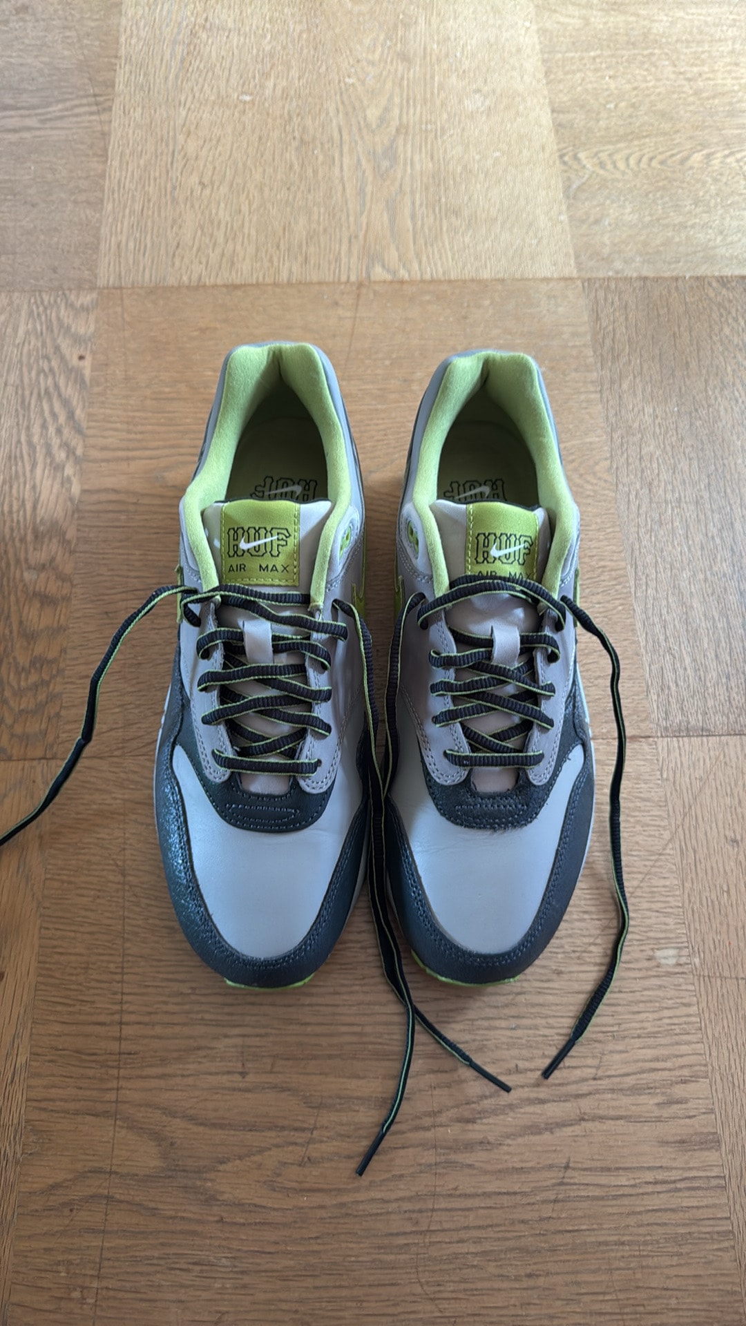 HUF × Nike Air Max 1 "Anthracite and Medium Grey"
