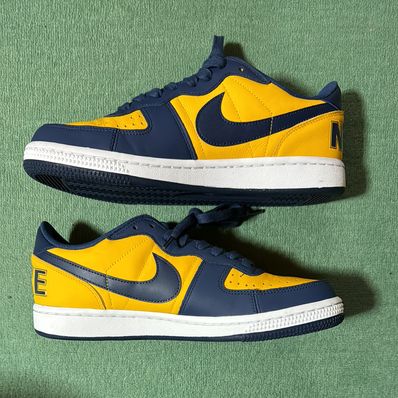 Nike Terminator Low "University Gold and Navy/Michigan"