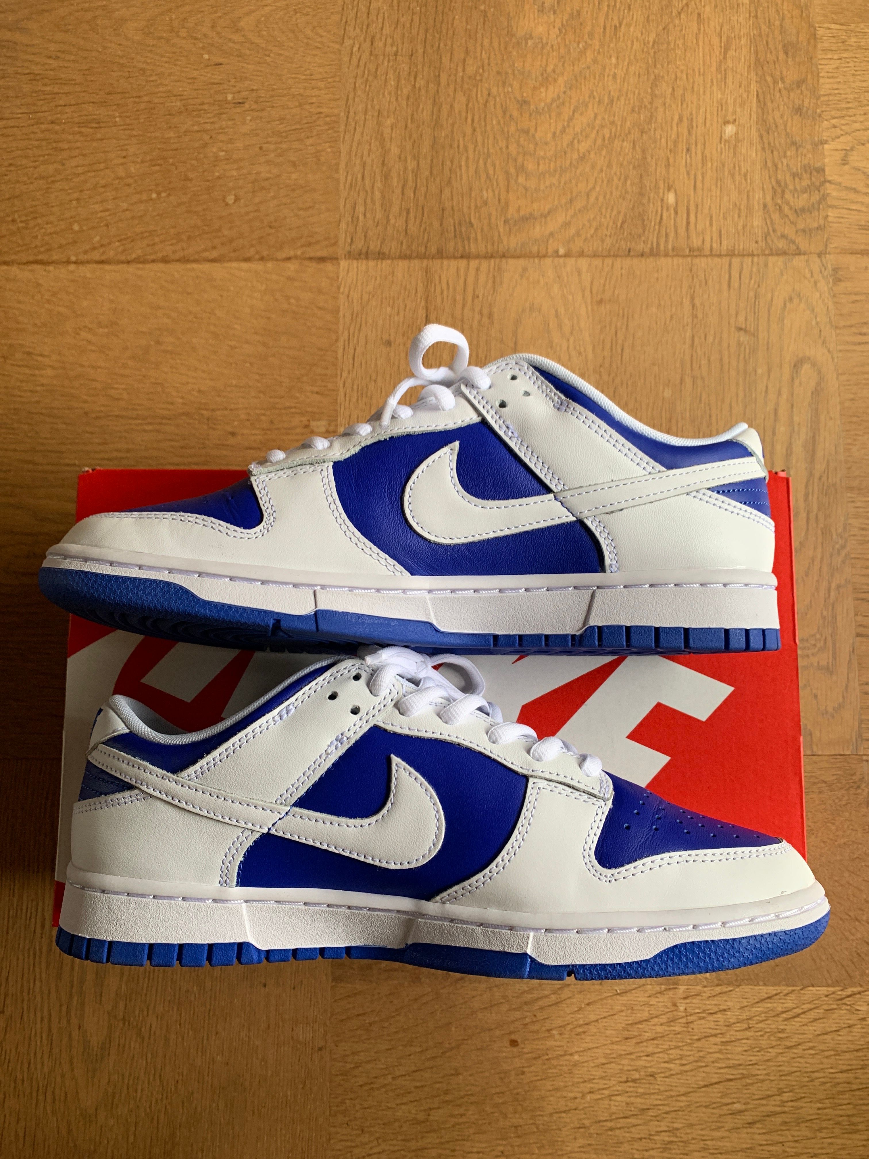 Nike Dunk Low Retro "Racer Blue and White"