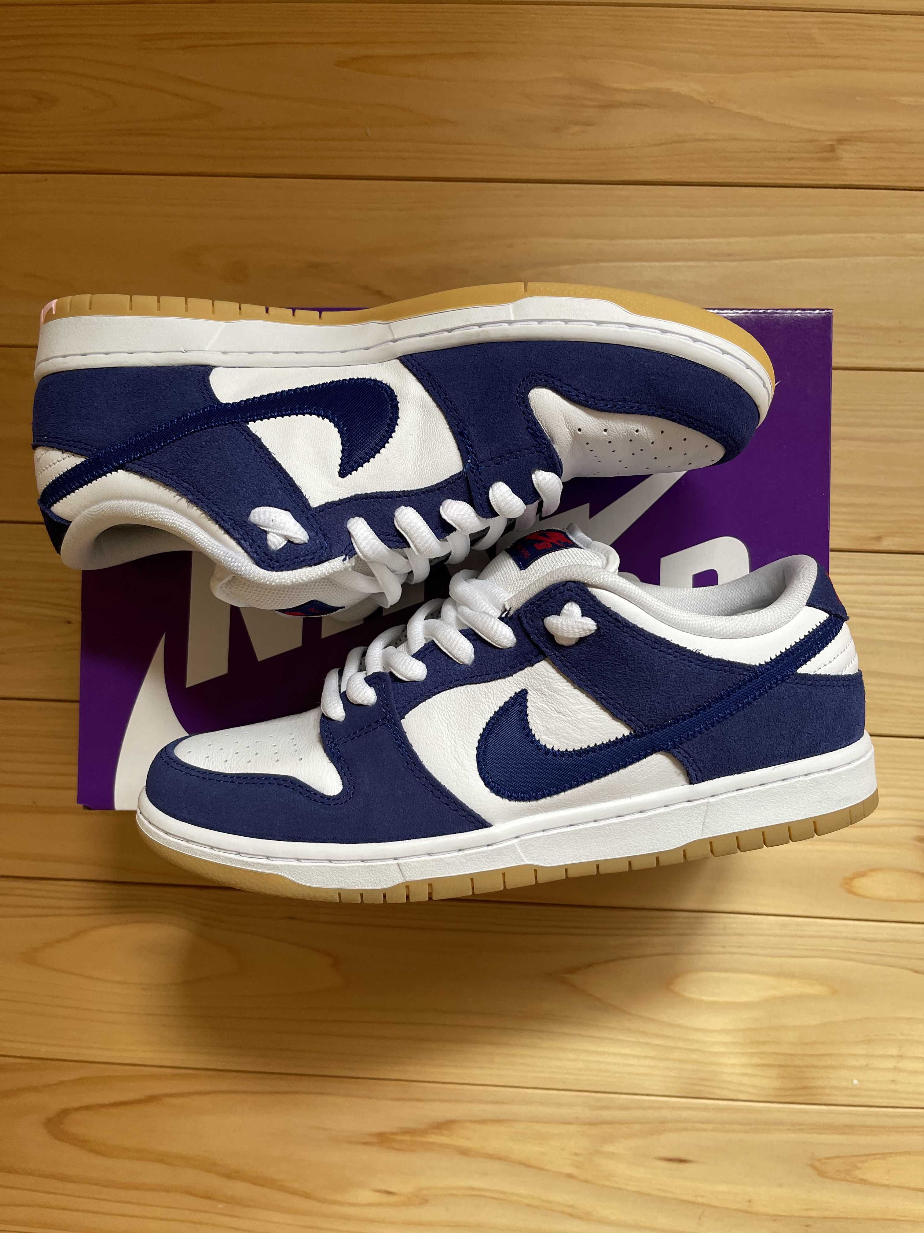 Nike SB Dunk Low "Los Angeles Dodgers/Deep Royal Blue"