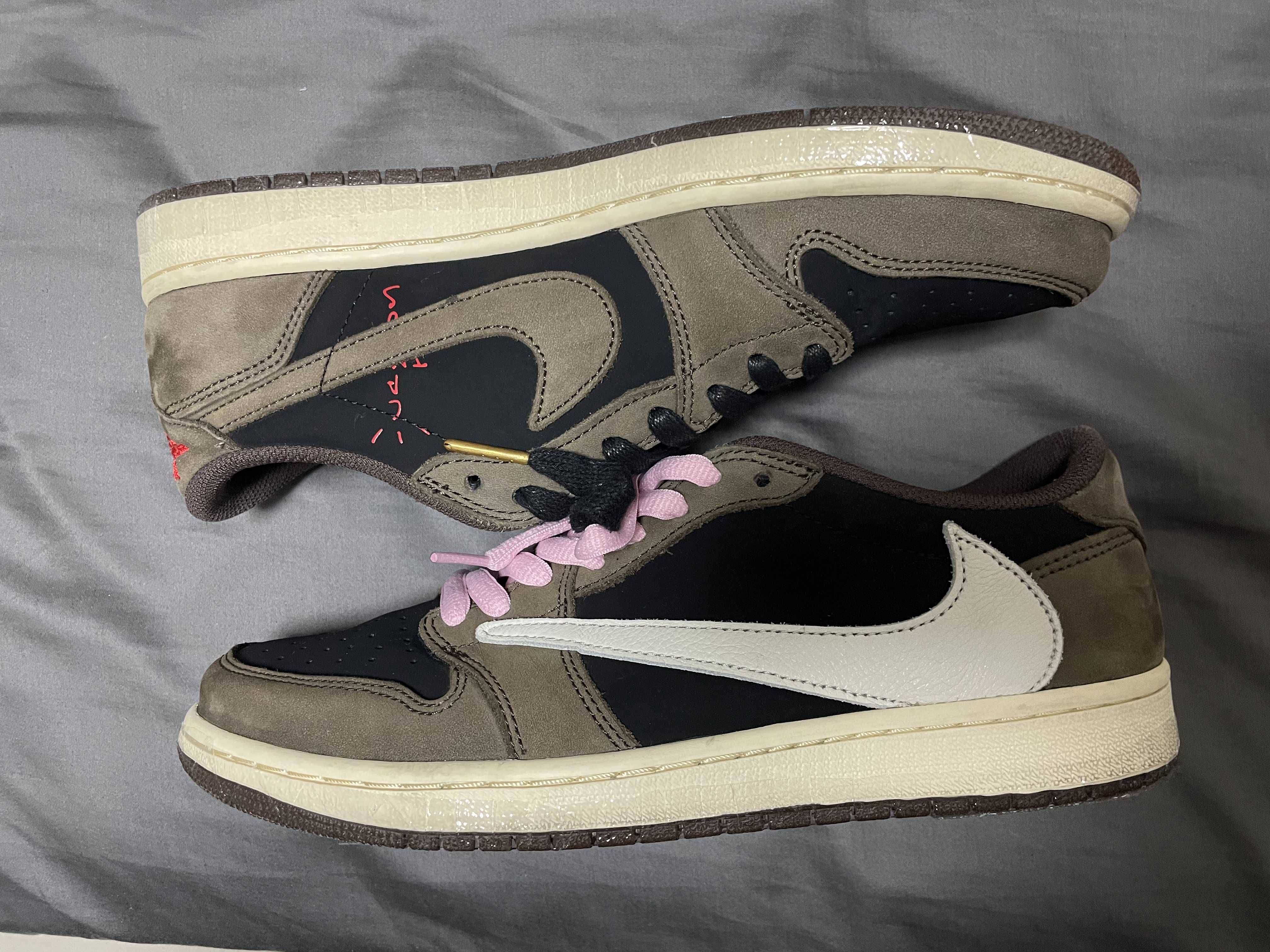 Travis Scott × Nike Air Jordan 1 Low OG SP-T  "Black/Dark Mocha"