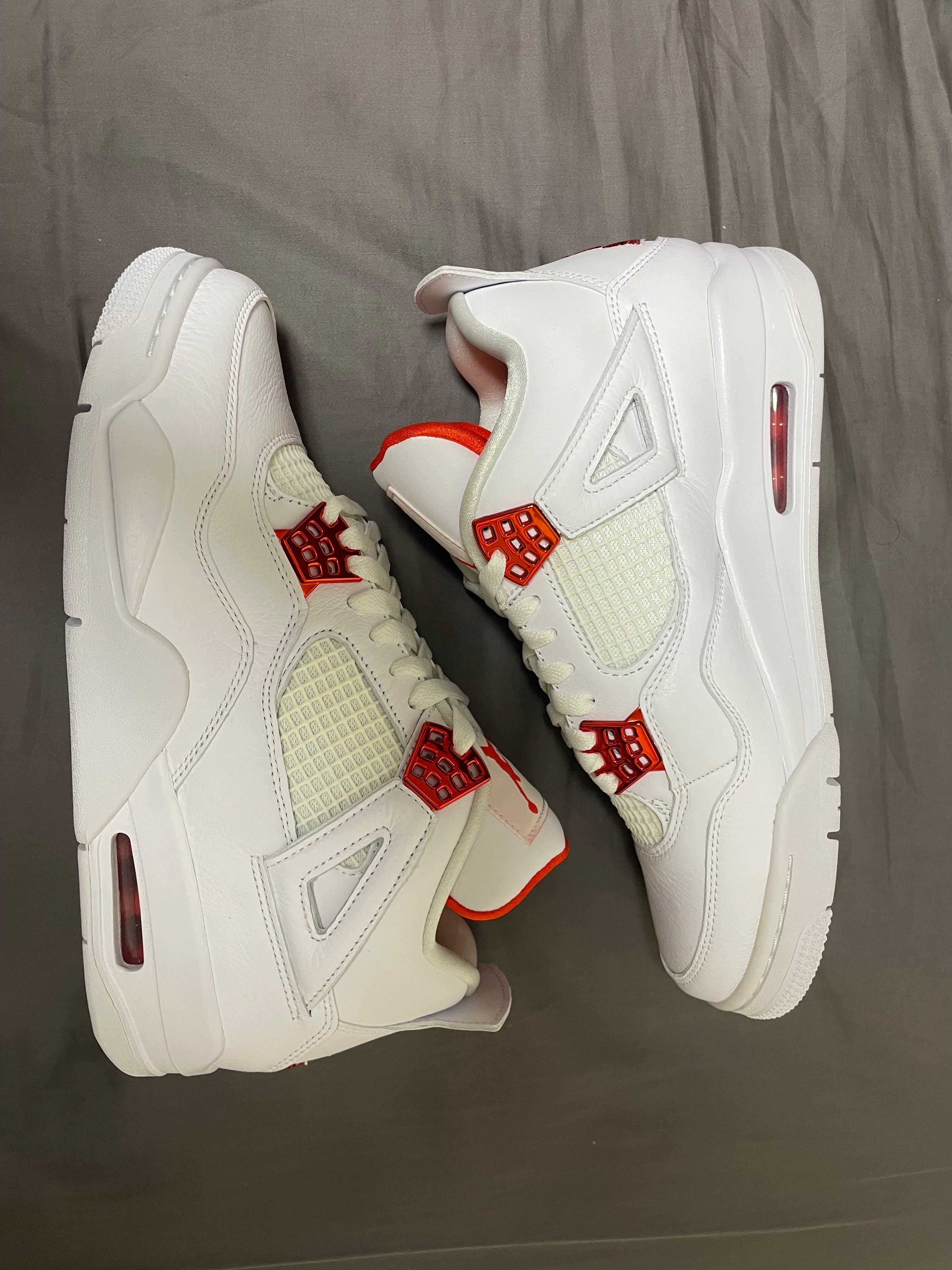 Nike Air Jordan 4 Retro "White/Team Orange"