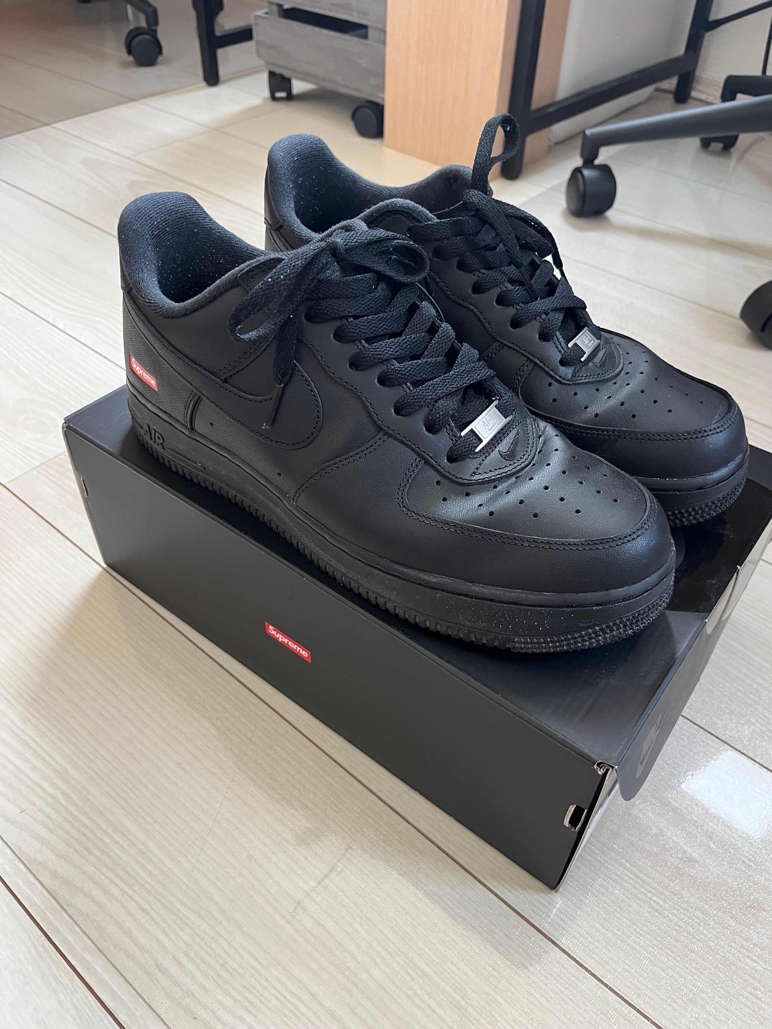 Supreme × Nike Air Force 1 Low "Black"