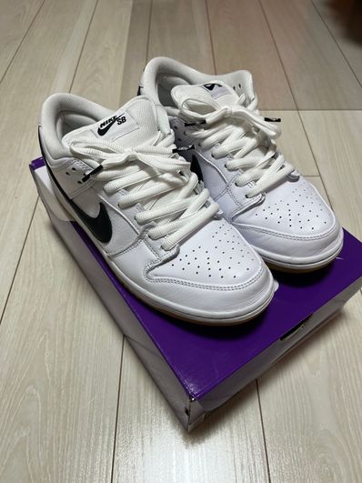 Nike SB Dunk Low Pro "White/Black-White-Gum Light Brown"