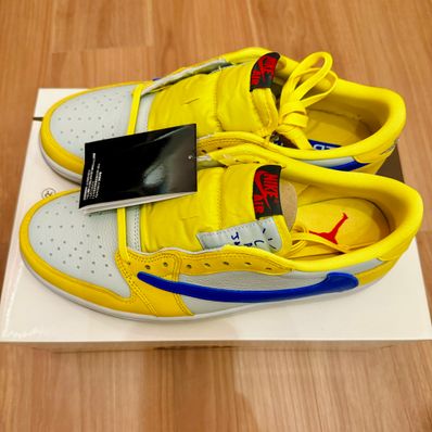 Travis Scott × Nike Women's Air Jordan 1 Retro Low OG "Canary"