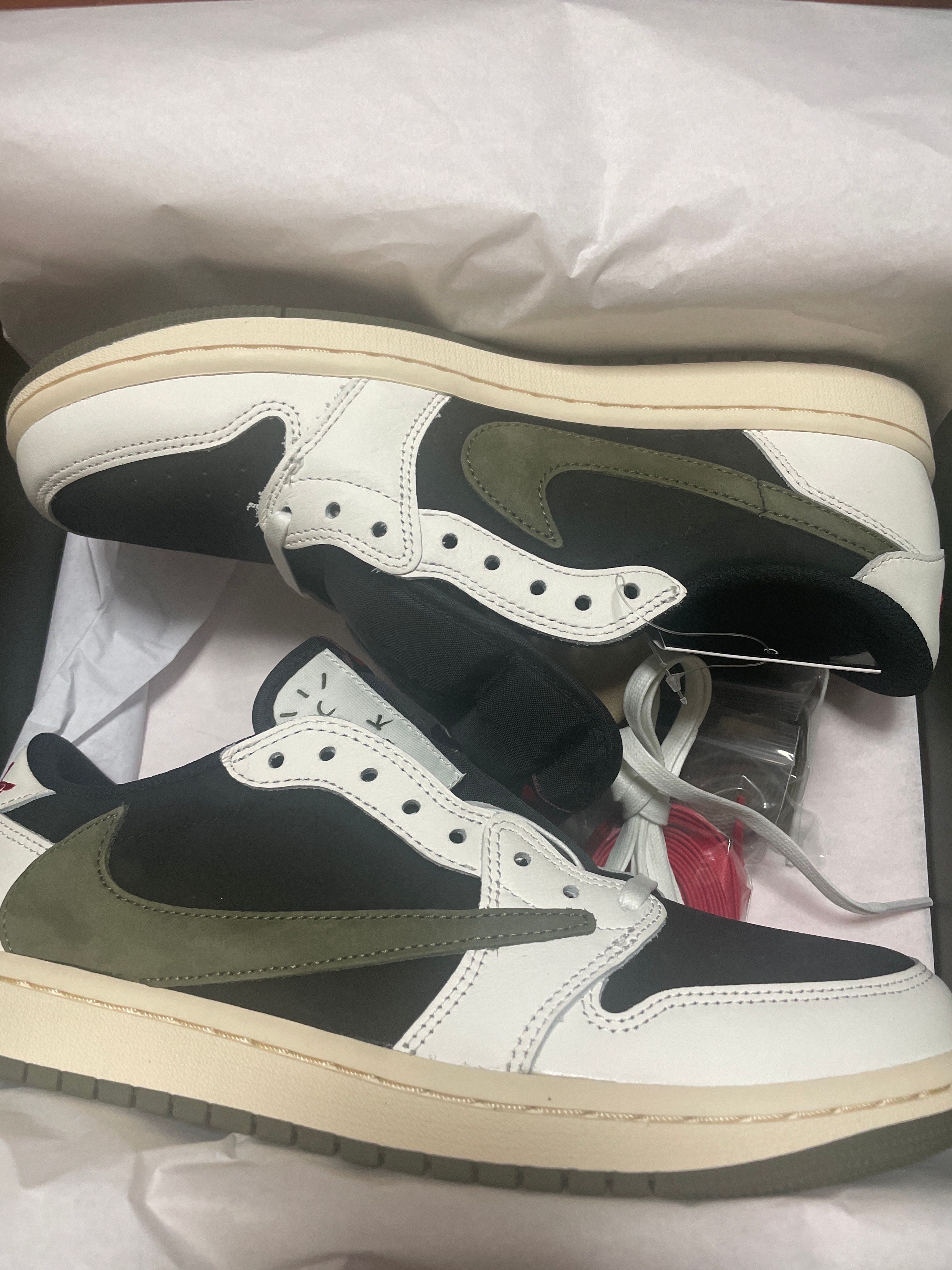 Travis Scott × Nike Women's Air Jordan 1 Low OG "Medium Olive"