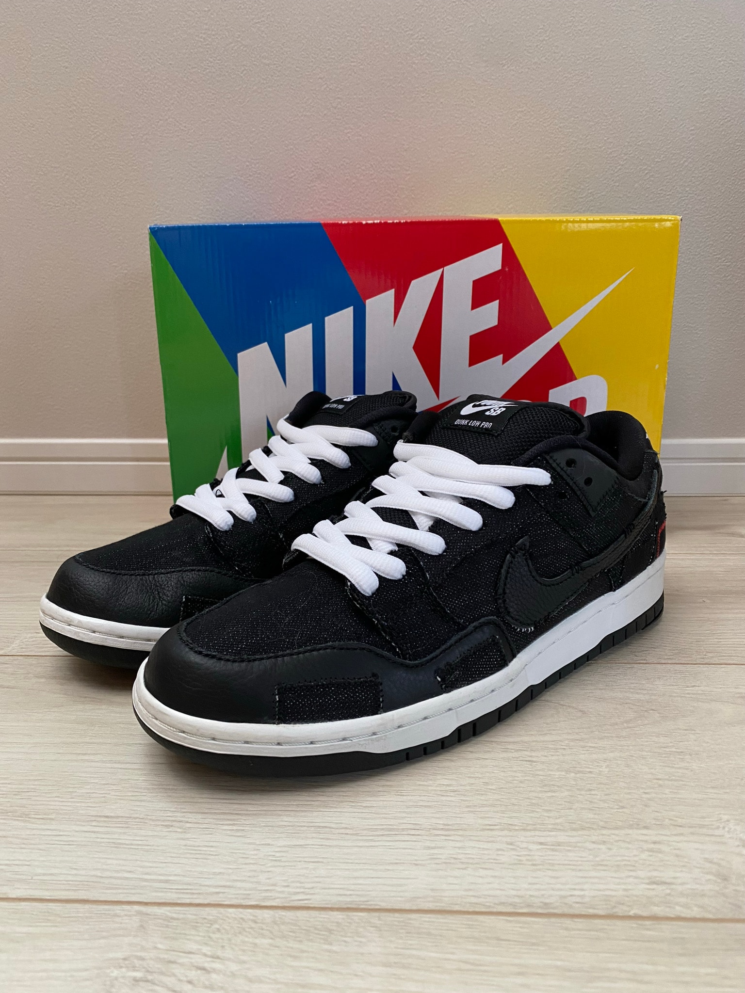 Wasted Youth × Nike SB Dunk Low "Black Denim" / VERDY