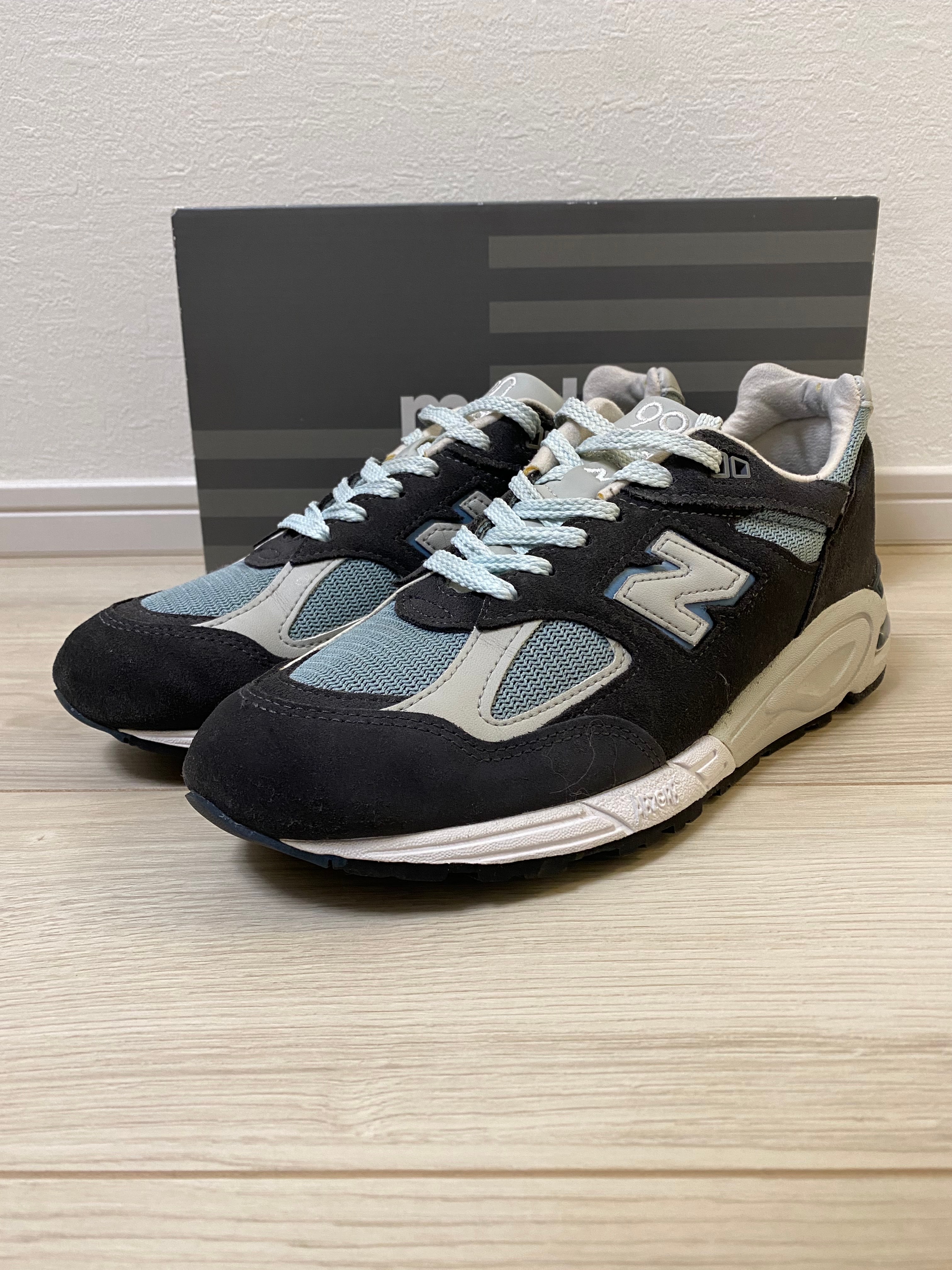 キス ロニー・ファイグ × ニューバランス 990V2 "スティールブルー"