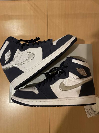 Nike Air Jordan 1 High OG CO.JP "White/Midnight Navy" (2020)(ブリーフケースなし)