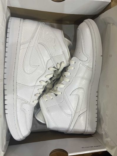 Nike Women's Air Jordan 1 Mid "Snake Skin"