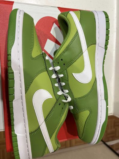 Nike Dunk Low "Chlorophyll/White/Vivid Green"