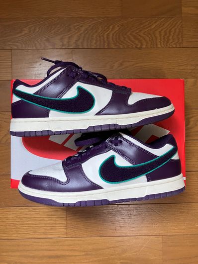 Nike Dunk Low Retro Chenille Swoosh "Grand Purple"