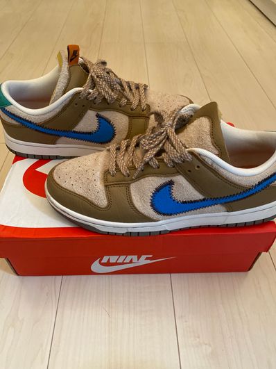 size? × Nike Dunk Low "Dark Driftwood/Photo BlueRattan"