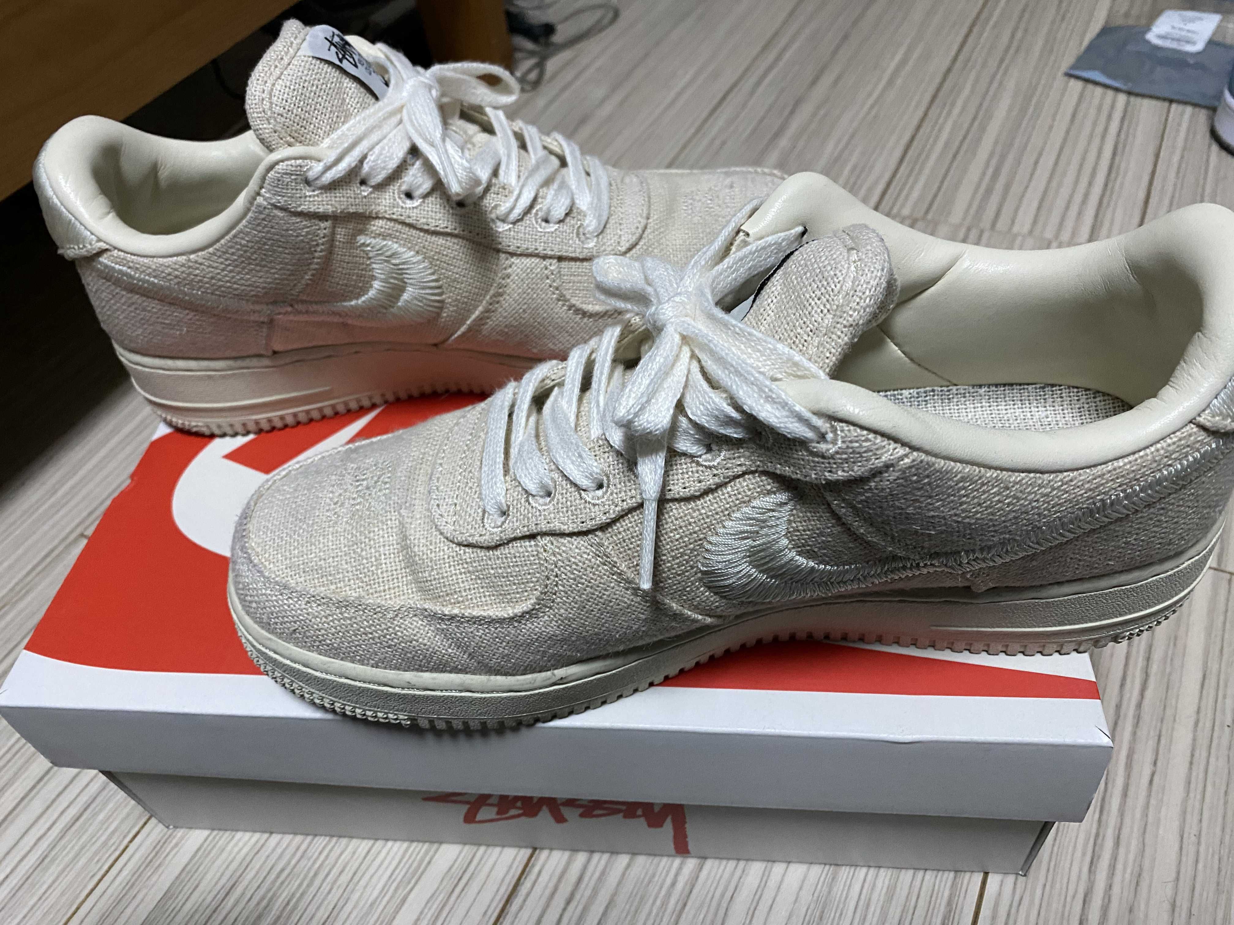 Stussy × Nike Air Force 1 Low "Fossil Stone"