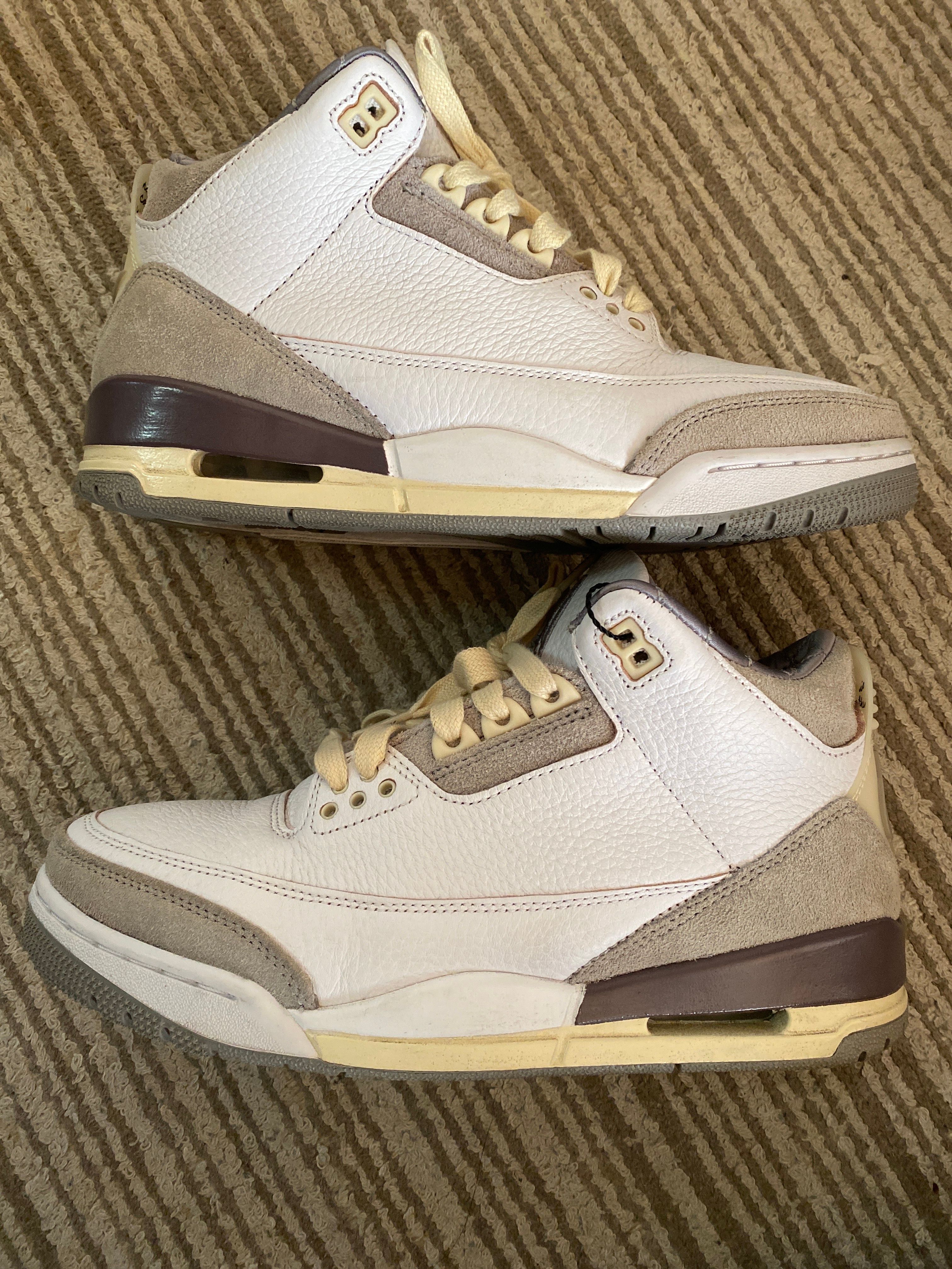 A Ma Maniere × Nike Women's Air Jordan 3 Retro SP "White/Medium Grey Violet Ore"