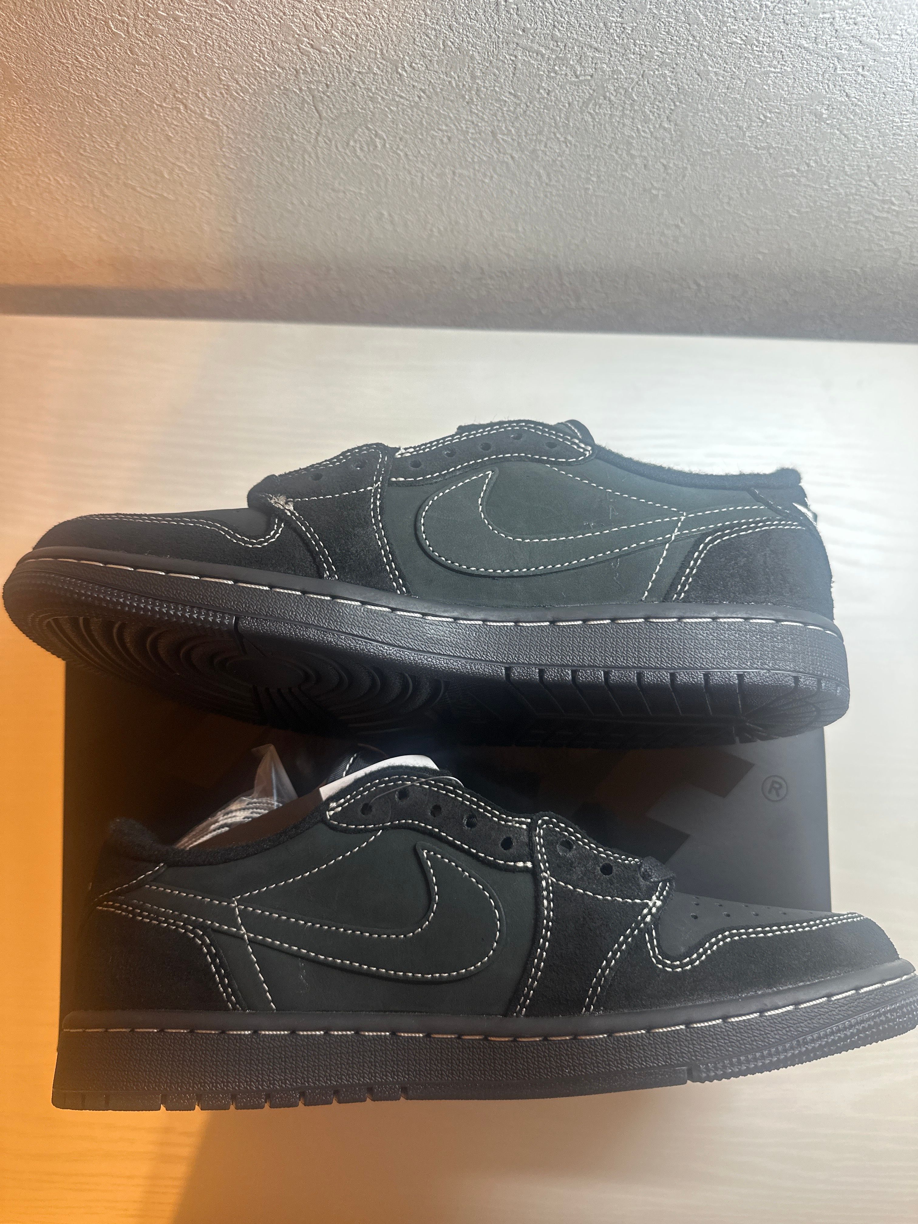Travis Scott × Nike Air Jordan 1 Low OG SP "Black Phantom"