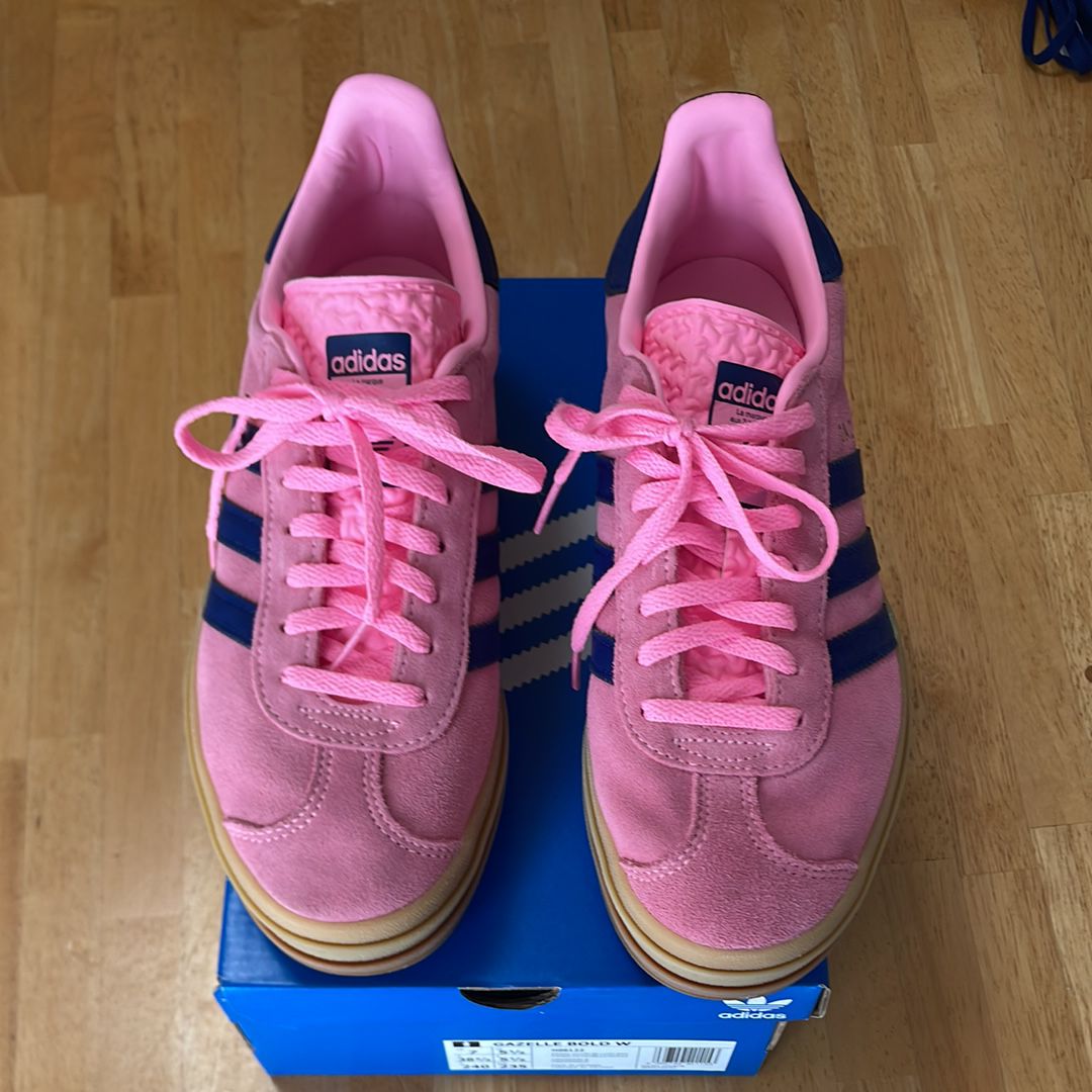 adidas Women's Gazelle Indoor "Bliss Pink/Core Black/Collegiate Purple"