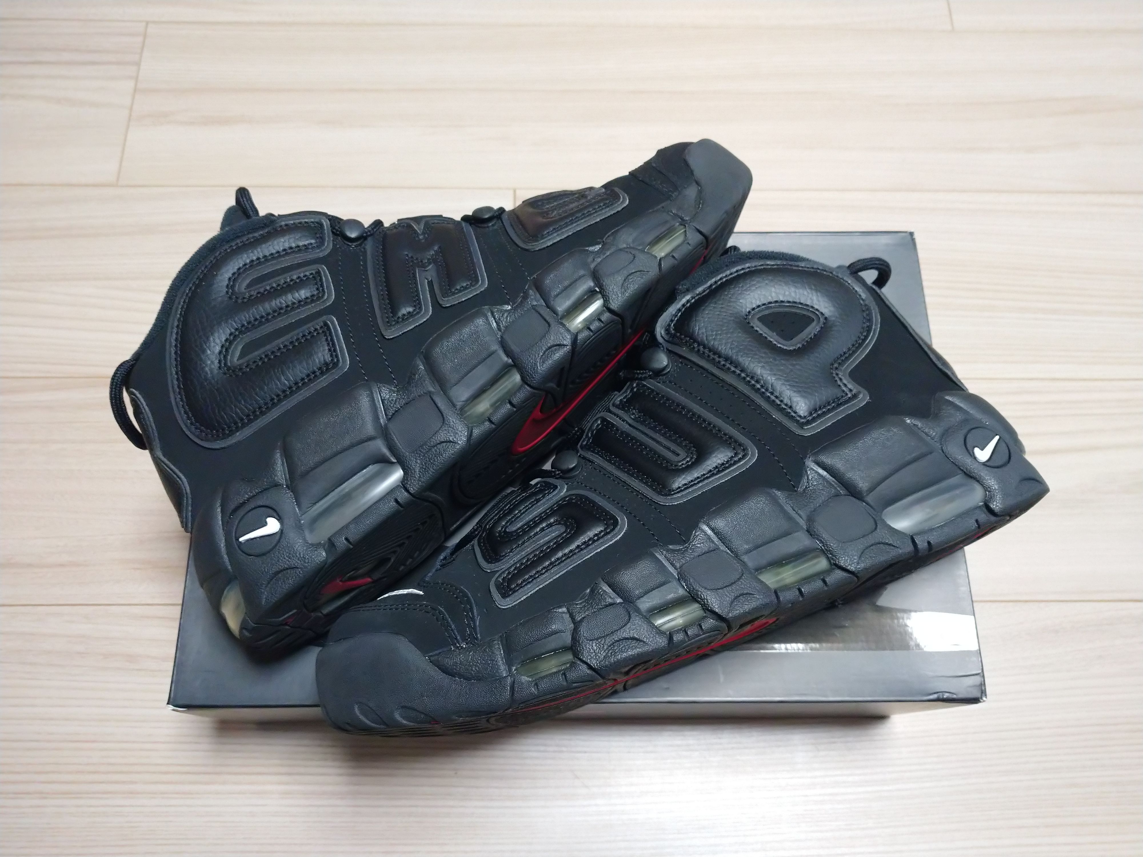 Supreme × Nike Air More Uptempo "Black"