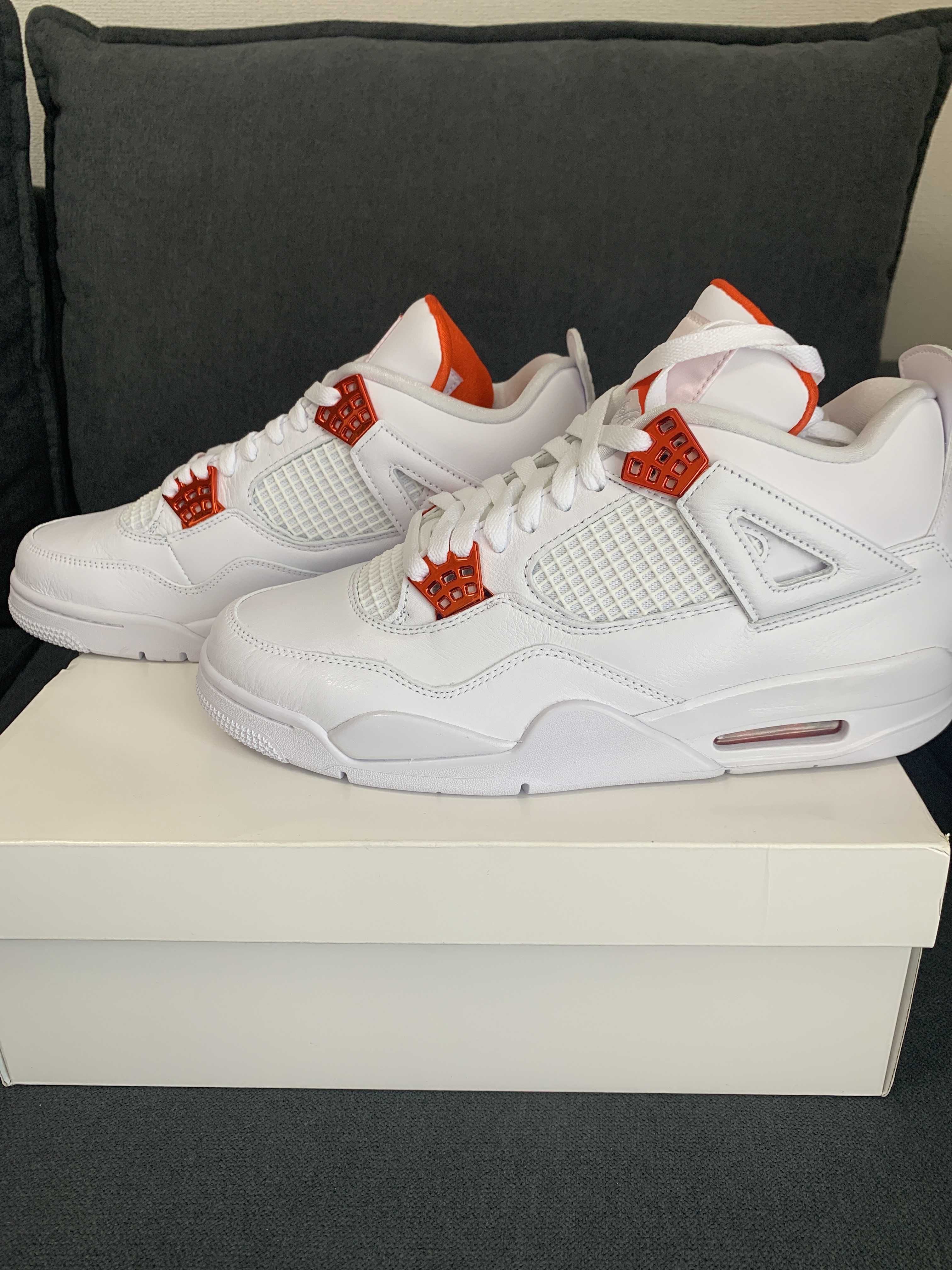 Nike Air Jordan 4 Retro "White/Team Orange"