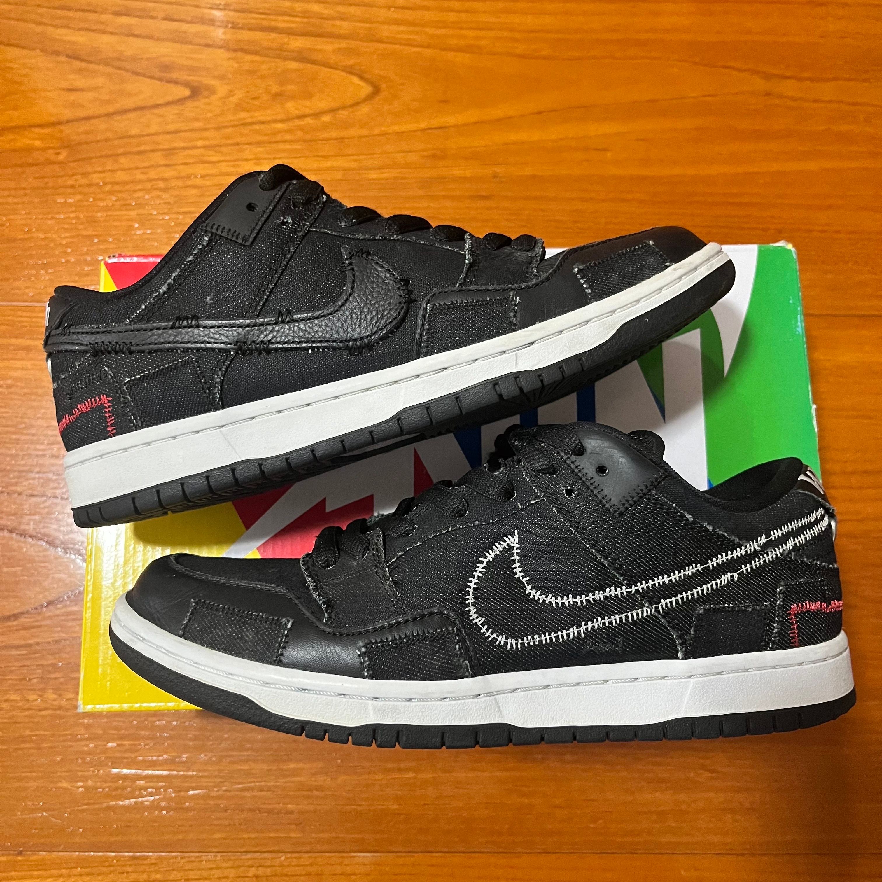 Wasted Youth × Nike SB Dunk Low "Black Denim" / VERDY